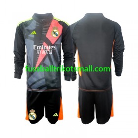 Fußballtrikots Real Madrid Torwart Kinder 2024-2025 Langarm Auswärts-trikot kaufen